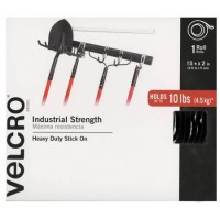 VELCRO® Brand Industrial Strength 15ft x 2in Roll. Black